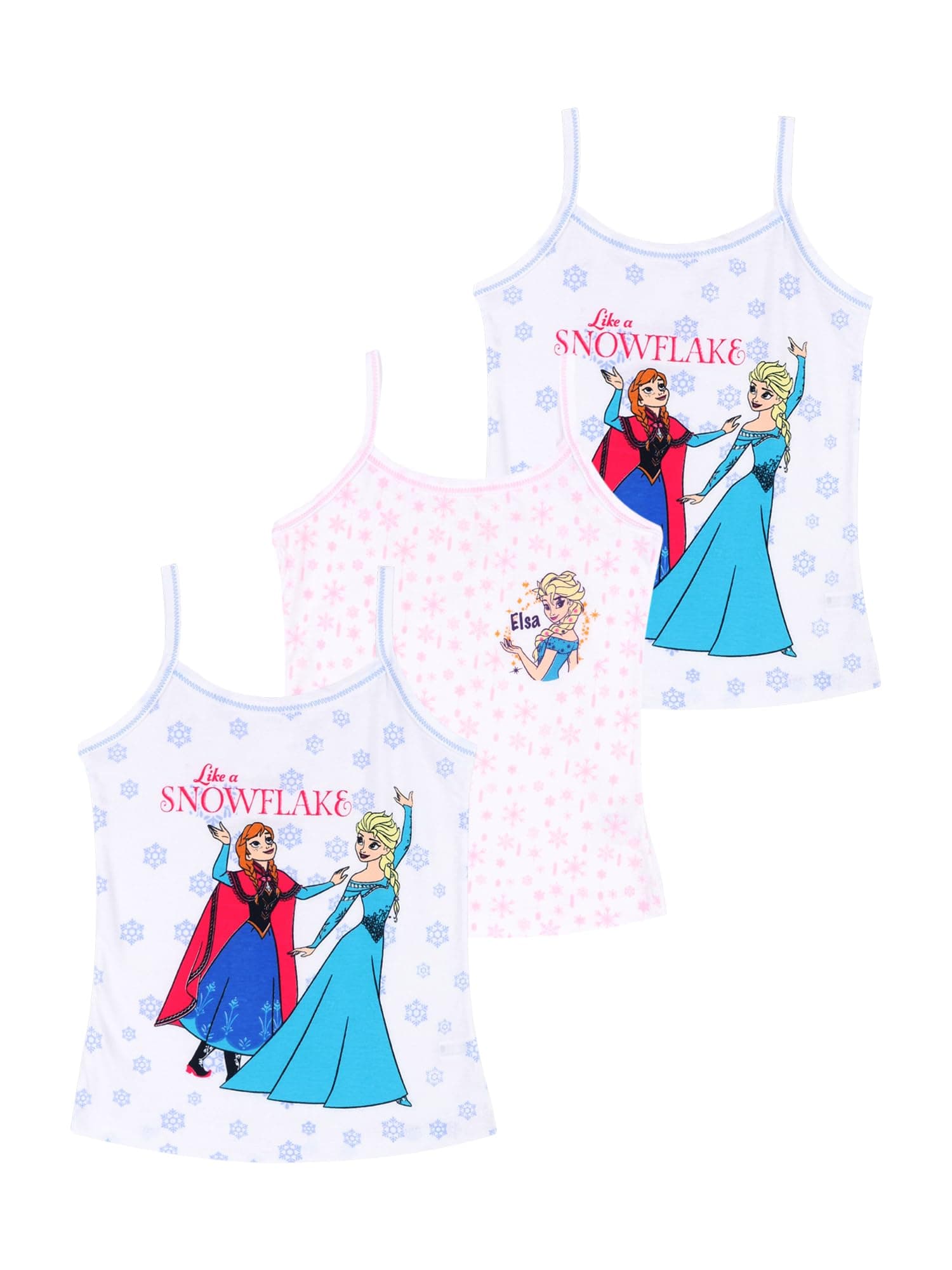 BODYCARE Kids Girl's Regular Fit Vest | 100% Cotton| Skin Friendly | Lightweight | Sleeveless Design | Pack of 3 Print