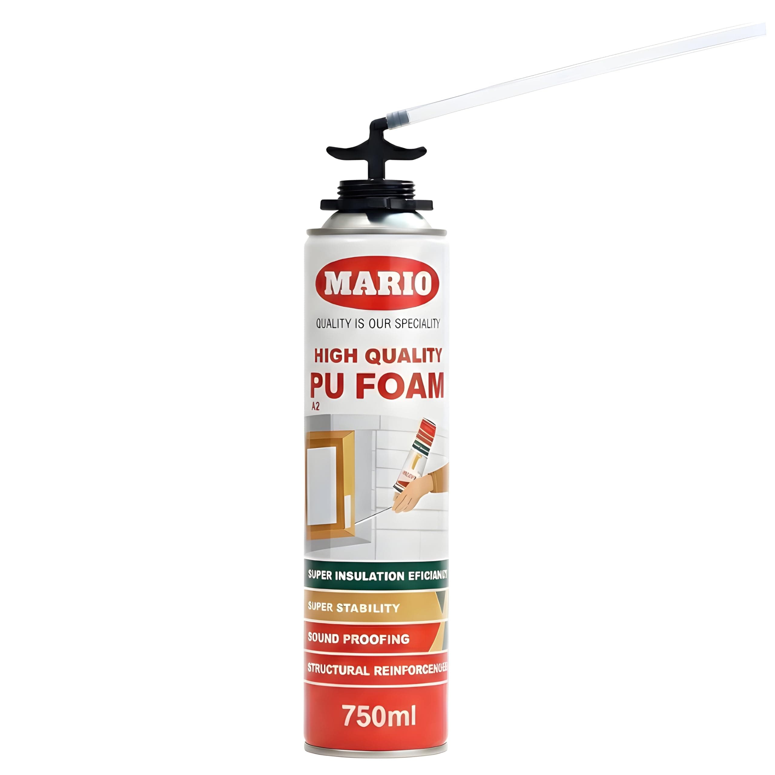 PU Foam Spray Sealant for Gap Filling & Leak Repair | Expanding Foam Spray for Doors, Windows, Pipes & AC Ducts | Waterproof Gap Filler for Roof Leakage, Wall Cracks & Home Insulation