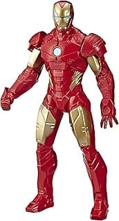 Marvel Iron Man Action Figure (9.5 Inches, Multicolor) , Toys for Kids Ages 4 and Up