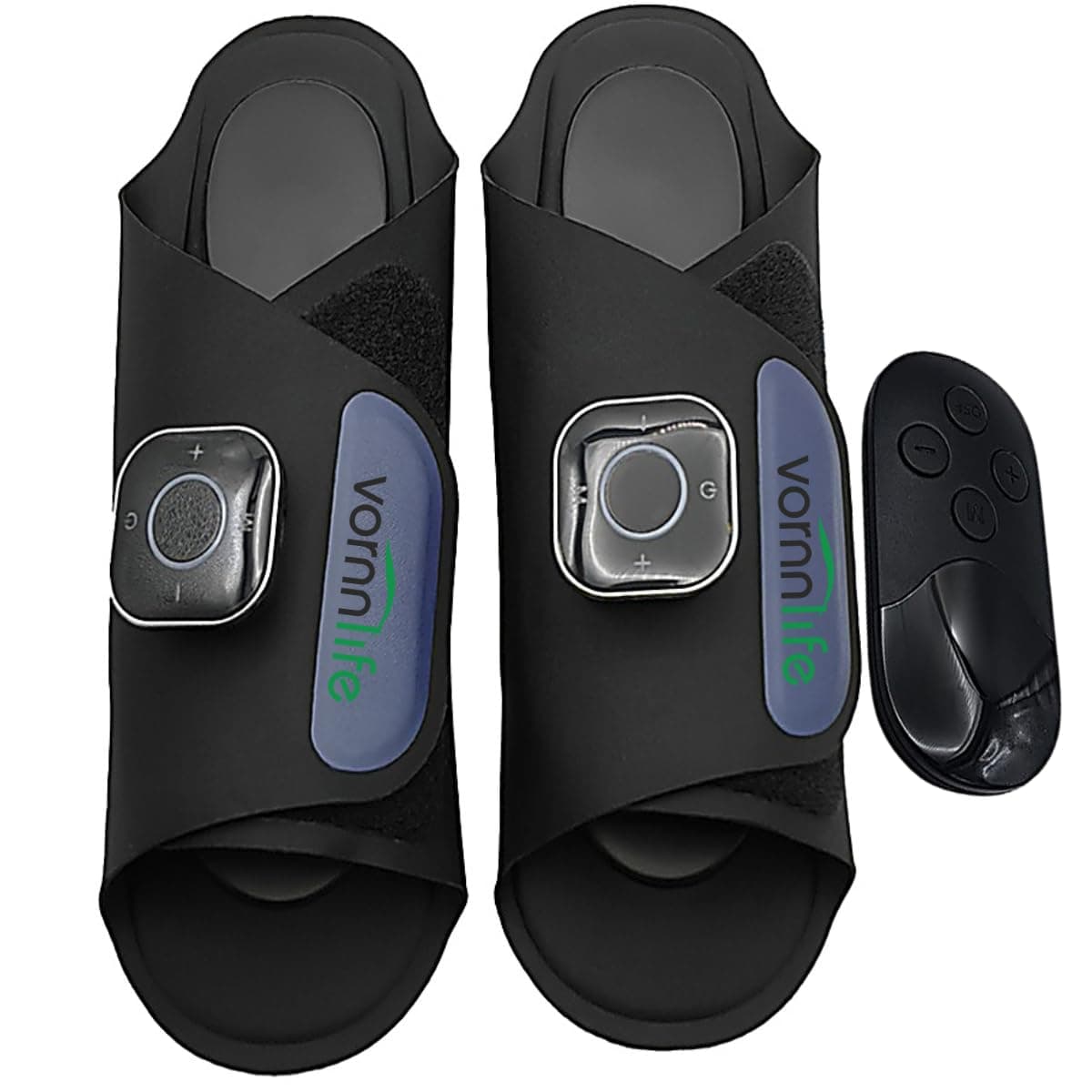 Vornnlife EMS Foot Massager Slipper with Remote Control, Portable Electric Foot Massager for Pain and Blood Circulation,swelling,fatigue,Diabetic foot discomfort,7 Massage Modes & 15 Intensity Levels