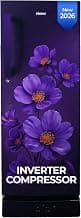 Haier 215 L 5 Star Direct Cool Inverter Single Door Refrigerator with Fast Ice Making, Easy Clean Back, Large Vegetable Box (HED-225PXBA-P, Purple Xsenia, Base Stand Drawer, 2026 Model)