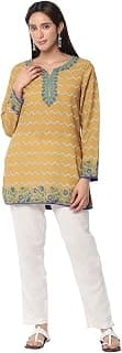 BIBA Women Polyester Straight Printed Kurti