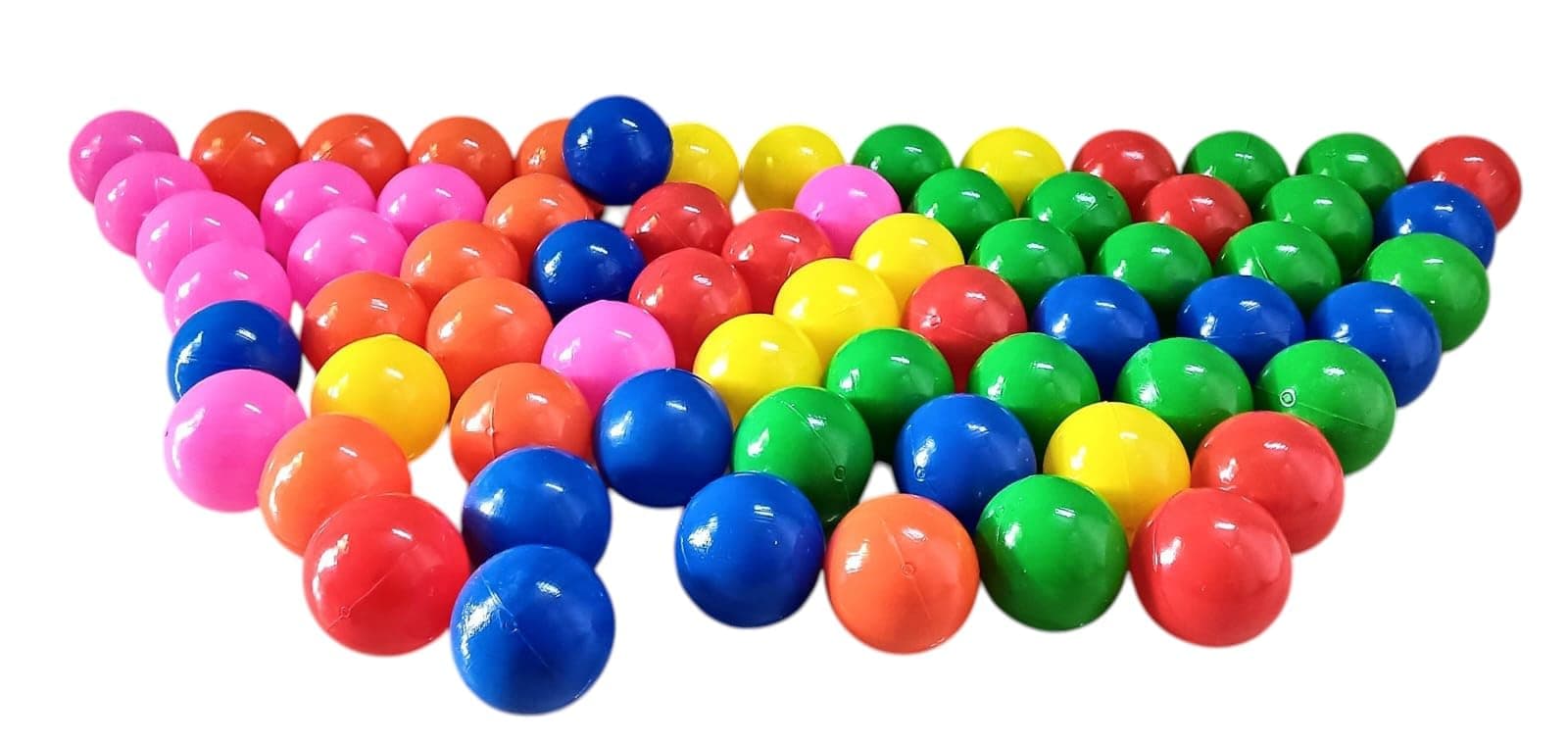 BEBE SMILE 6 CM Pack of 240 Pcs from Direct Manufacturer of Soft Colorfull Plastic Balls and Multicolor Pool Pit Balls and Childrens to Identify The Colours