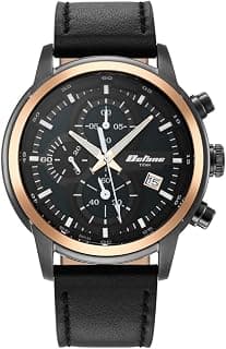 Titan Titan Octane Quartz Chronograph with Date Forest Green Dial Black Leather Strap Watch for Men - NT90086KL03