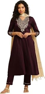W for Woman womens Kurta, Slim Pant & Dupatta