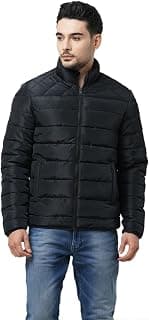 JACK & JONES Men's Polyester Standard Length A-Line Coat