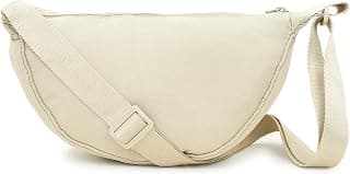 Bag Pepper Pu Material solid half moon adjustable starp sling bag for women