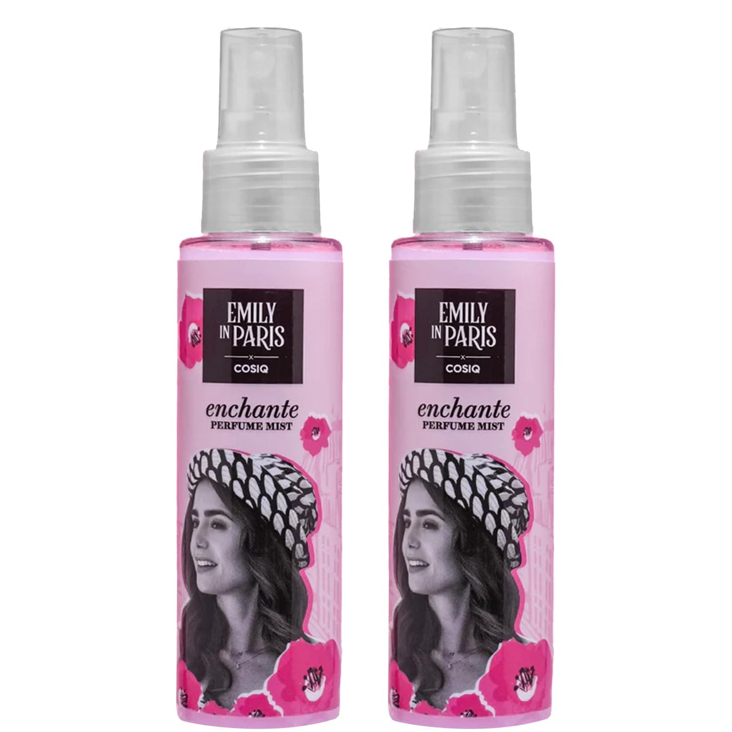 Cos-IQ Enchante Body Mist for Women, 100ml Pack of 2 | Floral Woody Musk Scent, Long-Lasting Fragrance, Travel-Friendly Spray, 3-Month Supply