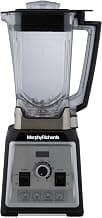 Morphy Richards Stainless Steel,Plastic,Acrylonitrile Butadiene Styrene (ABS) Storm Blend 1000W Blender|8 Step Speed Control With Separate Pulse Key|4 Preset Menu|2 Years Warranty|Black And Silver