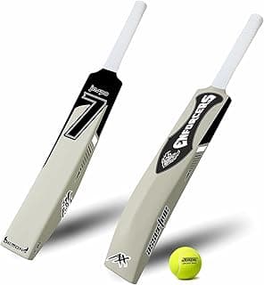 Jaspo 7 Enforcers Heavy Duty Plastic Tennis Cricket Bat,Full Size (34 X 4.5 Inch) Premium Bat for All Age Groups – Kids/Boys/Girls/Adults (7 Enforcers)