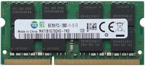 8GB 1 x 8GB DDR3L-12800 1600MHz 204Pin PC3L RAM Memory Laptops Compatible with Samsu Memory Module (3 Year Warranty)