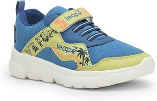 Liberty Leap7x TURBO-1E Non-Lacing Sports Walking Shoes for Kids - Pink, Royal Blue & Sea Green | Comfortable and Durable - Suitable for Slip-On Gym, Jogging and Outdoor