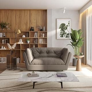 Wakefit Osuna Sofa - Two Seater (Grey)