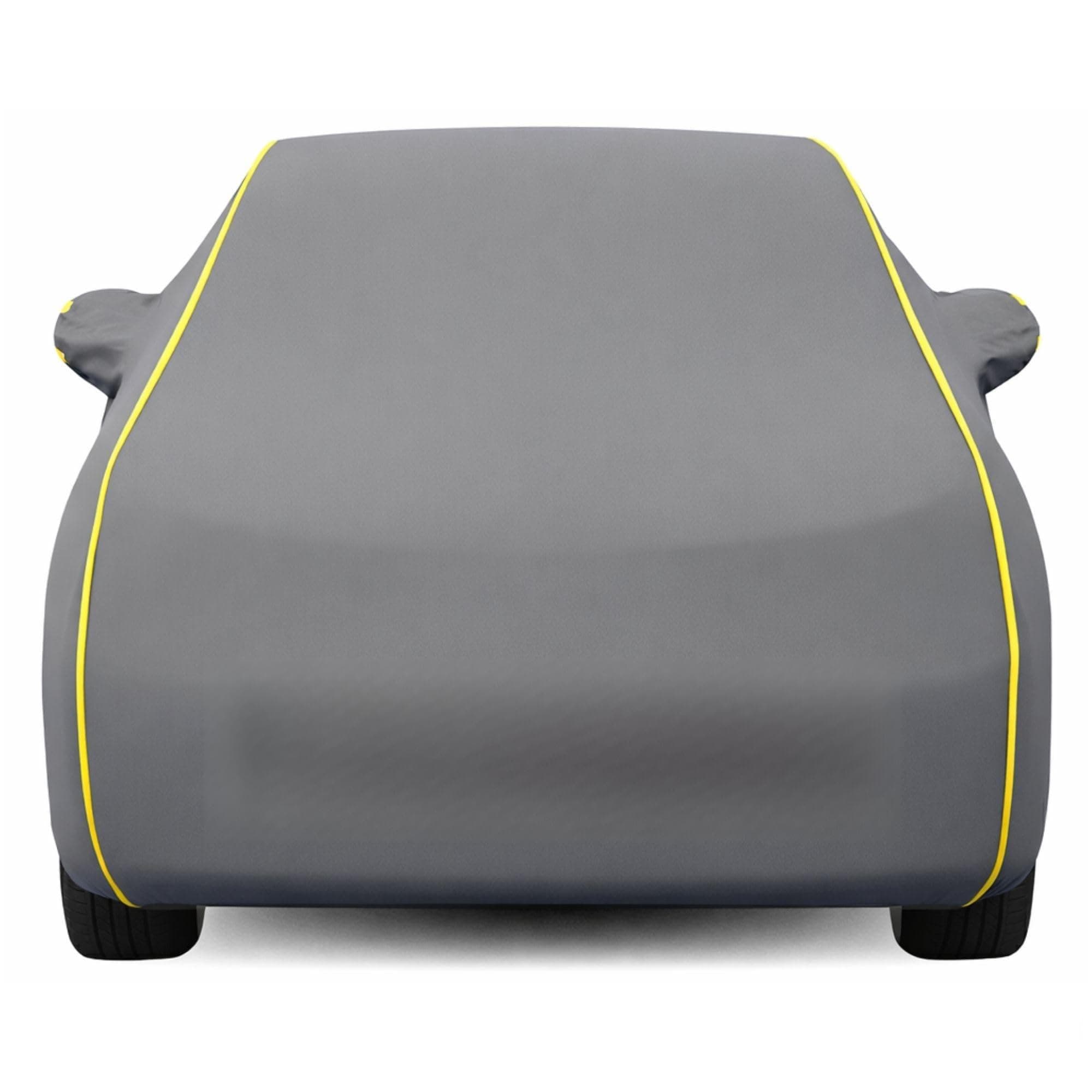 Kayme Premium Grey Ertiga Car Cover Waterproof for (All Models & Variants – Petrol, Diesel, CNG & EV) |Speacially Custom Fit with Mirror Pockets |All-Weather Protection - Outdoor Car Body Cover