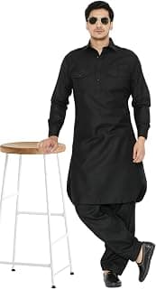 K-ROYALS Full Pathani Suit for Mens/Cotton Blend Pathani kurta payjama set for mens