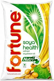 Fortune Soya Health Refined Soyabean Oil, 750g, Fortified with Vitamins A and D
