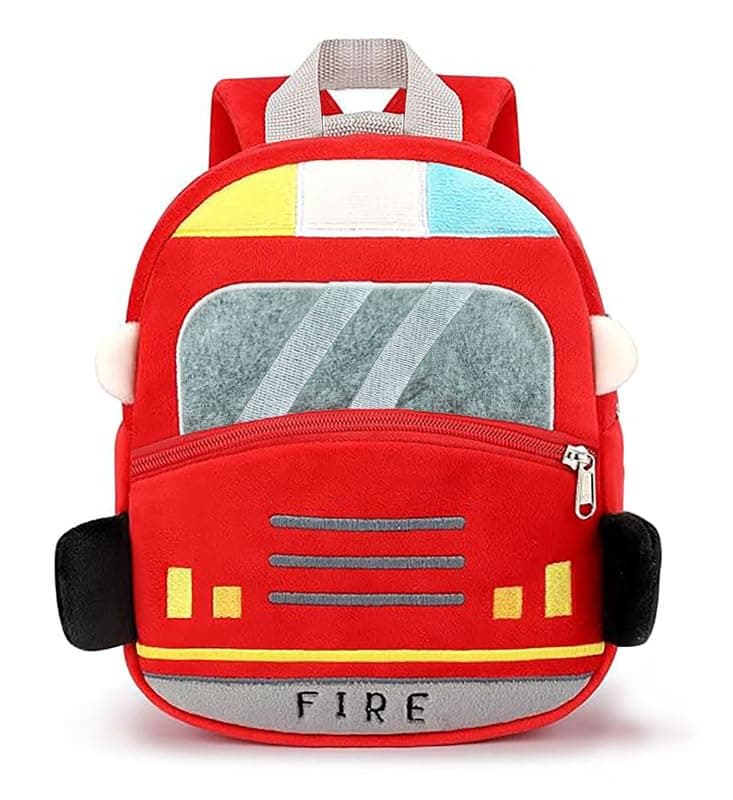 Frantic Cute Backpack for Nursery Children Soft Plush Velvet Cartoon Animal Plush Preschool Mini Travel Bags for Baby Girl & Baby Boy Ideal for Girls, Boys & Toddlers, 2-5 Years