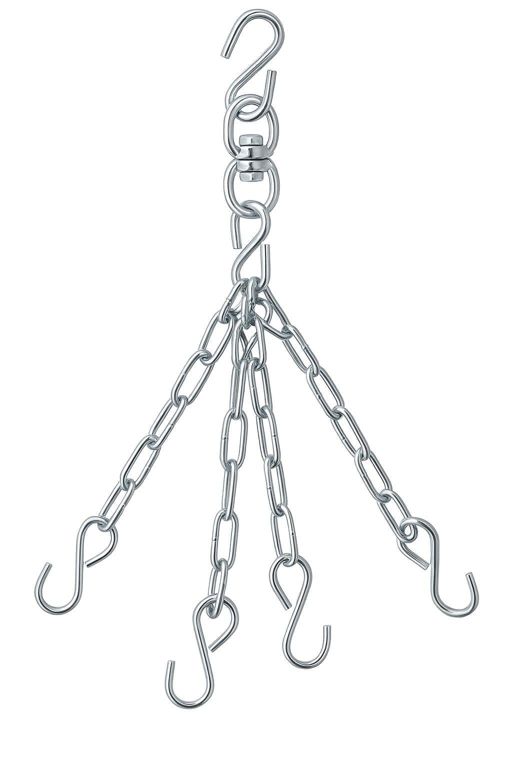 Protoner Heavy Duty Punching Bag Chain with 4 Hooks (18"), Steel Construction, for Boxing, MMA, Martial Arts Training