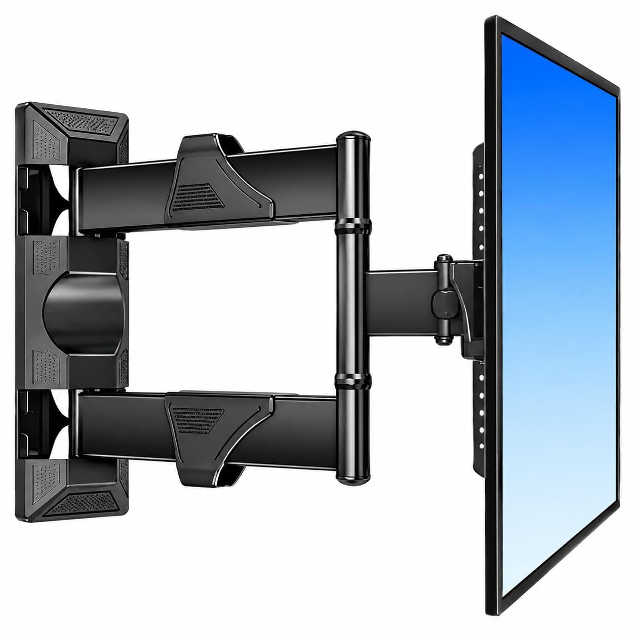 Gadget Wagon P4 Full Motion Cantilever TV Wall Mount 23-55 Inch LED LCD OLED Corner Bracket| 400mm Arm Swivel Tilt 27kg Load Heavy Duty | VESA 100x100-400x400mm Movable Swivel & Tilt