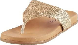 Metro Women's Faux Leather Slip-on Fashion Sandals