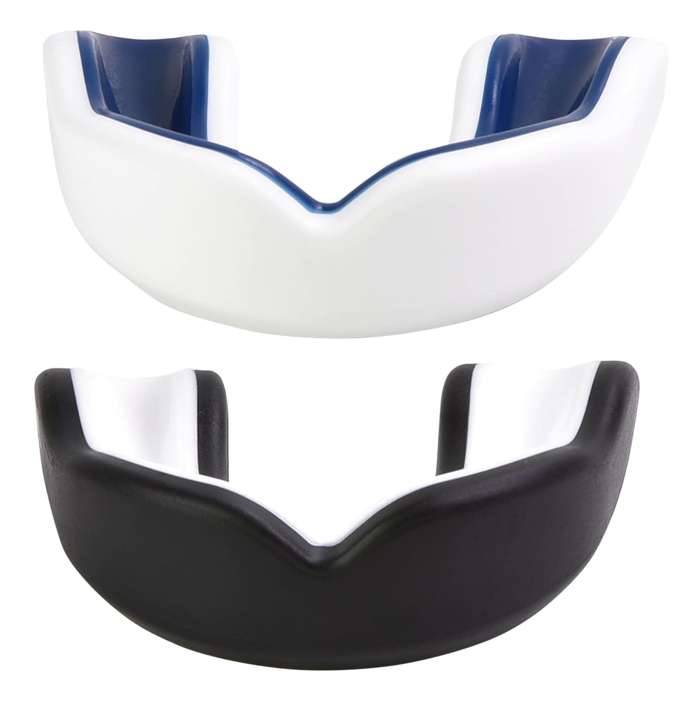 Drange Dual Layer Mouthguards.(Approved) Gumshield Teeth Protection Boxing Kickboxing MMA Taekwondo Football Hockey Karate Muaythai (Pack of 2)