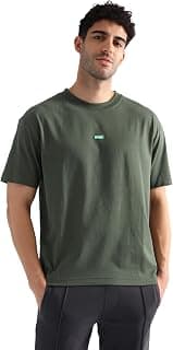 U.S. POLO ASSN. Mens OEE04 Pure Cotton Oversized Lounge T-Shirt