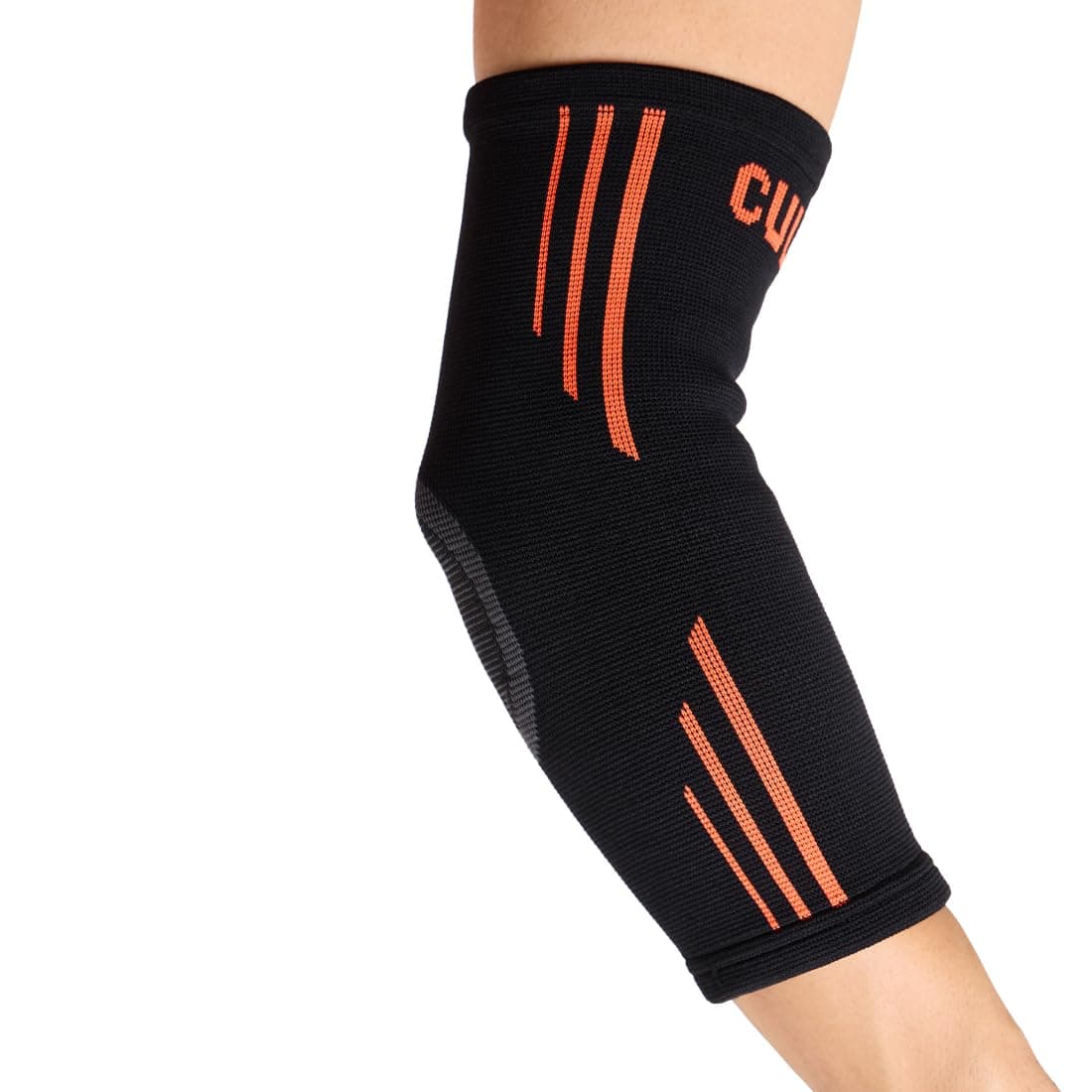 CULT Elbow Support Pair for Gym & Sports – Compression Elbow Band for Pain Relief & Injury Recovery – Non-Slip, Breathable, Sweat-Absorbent – For Men & Women, Black, Medium
