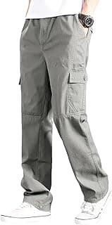 Lymio Cargo for Men || Cotton Cargo Pant || Drawstring Waist Pant (Also Available in Plus Sizes) (117-120)