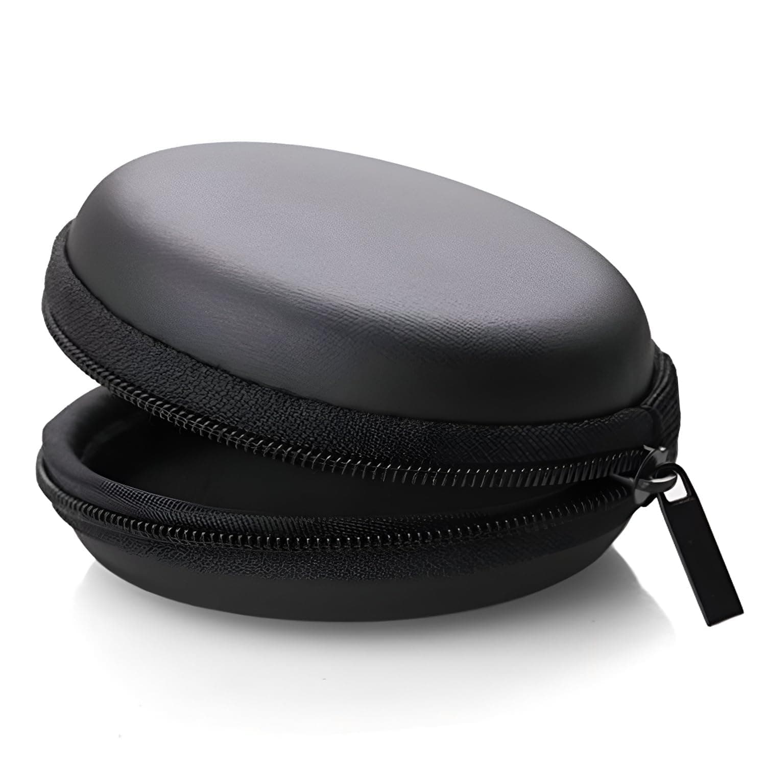 Sounce Multi-Functional Portable Carrying Case for Earphones, Headsets, Pen Drives, SD Cards & Mobile Accessories – Compact Travel Storage Pouch with Shockproof Protection – Black
