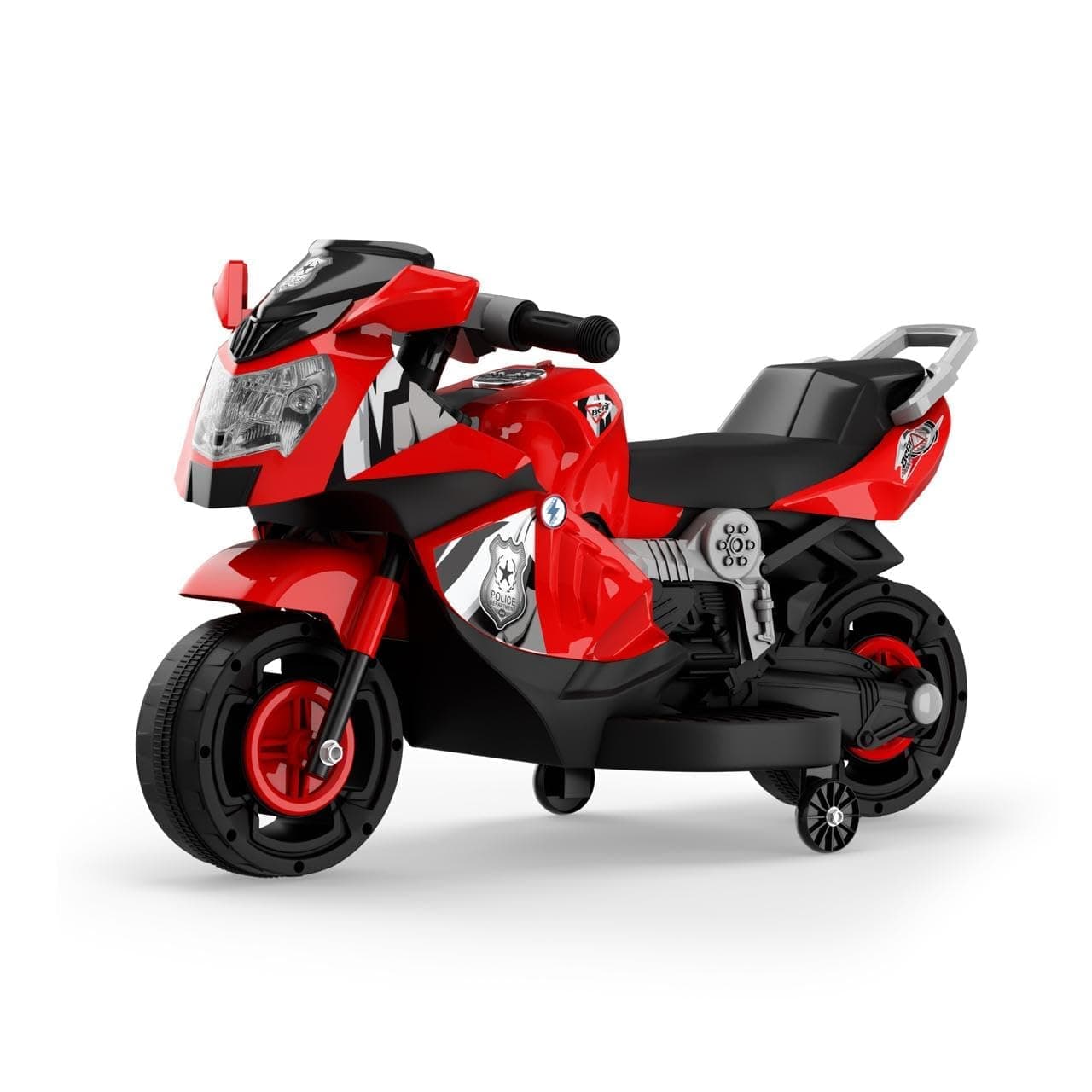kidsROAR Electric Bike for Kids | Kids Bike 2-5 Years Electric | Baby Bike Toy | mini Bike for Children | Toy Bike battey 12V Charger Lights Music Best Birthday Gifts for Kids Boys Girls (RED)