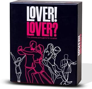Dring Lover Lover - The Ultimate Date Night Card Game for Couples & Lovers | Romantic & Naughty | Adult, 100 Cards, Exciting Categories | Goofy Questions & Cute Dares | Great Gift for Couples!