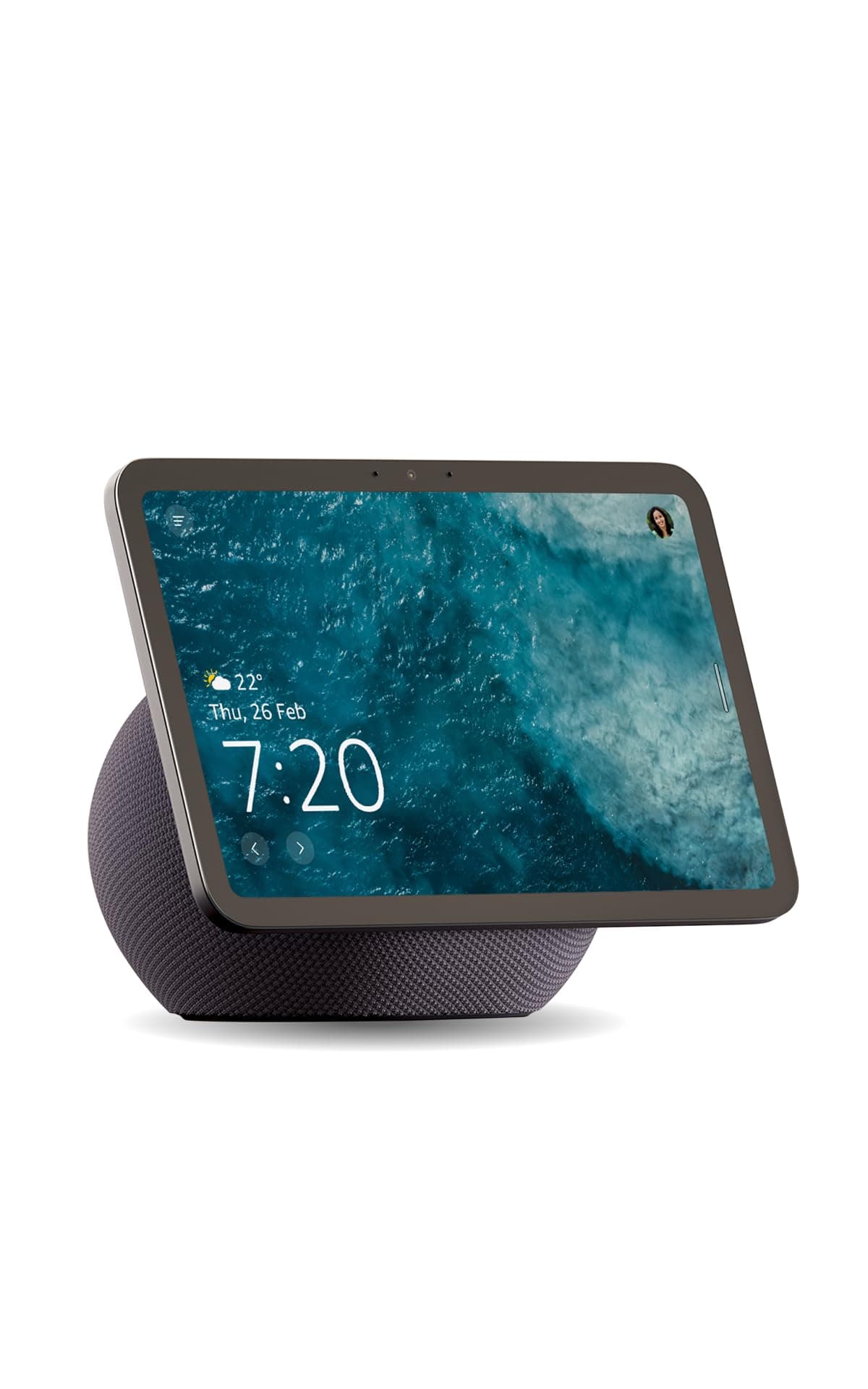 Amazon Echo Show 8 (newest model), vibrant 8.7" HD display with spatial audio & Alexa, new sleek design, smart home controls, 2x bass speaker, 13 MP camera, bluetooth, Graphite