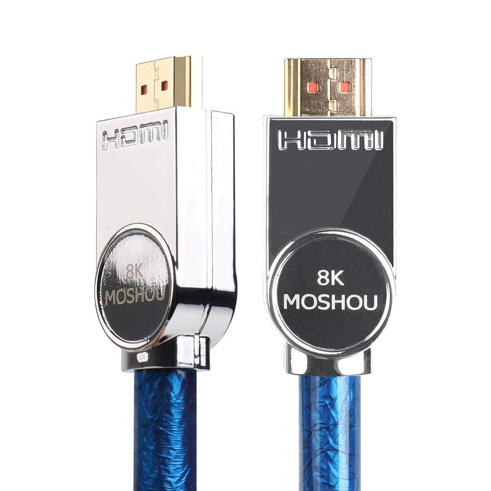 SIKAI 8K Ultra High Speed Cable 4K@60HZ 8K@120Hz 48Gbps 4320P UHD HDR High-Definition Multimedia Interface Cord Compatible with LG OLED TV, Samsung QLED TV, Apple TV 4K, Roku (6 Feet, Blue)