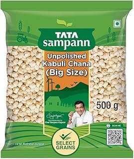 Tata Sampann Unpolished Kabuli Chana (Big Size), 500g