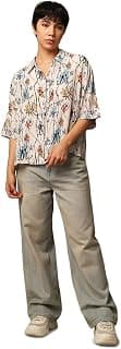 ONLY Women's Cotton Floral Regular Fit Shirt