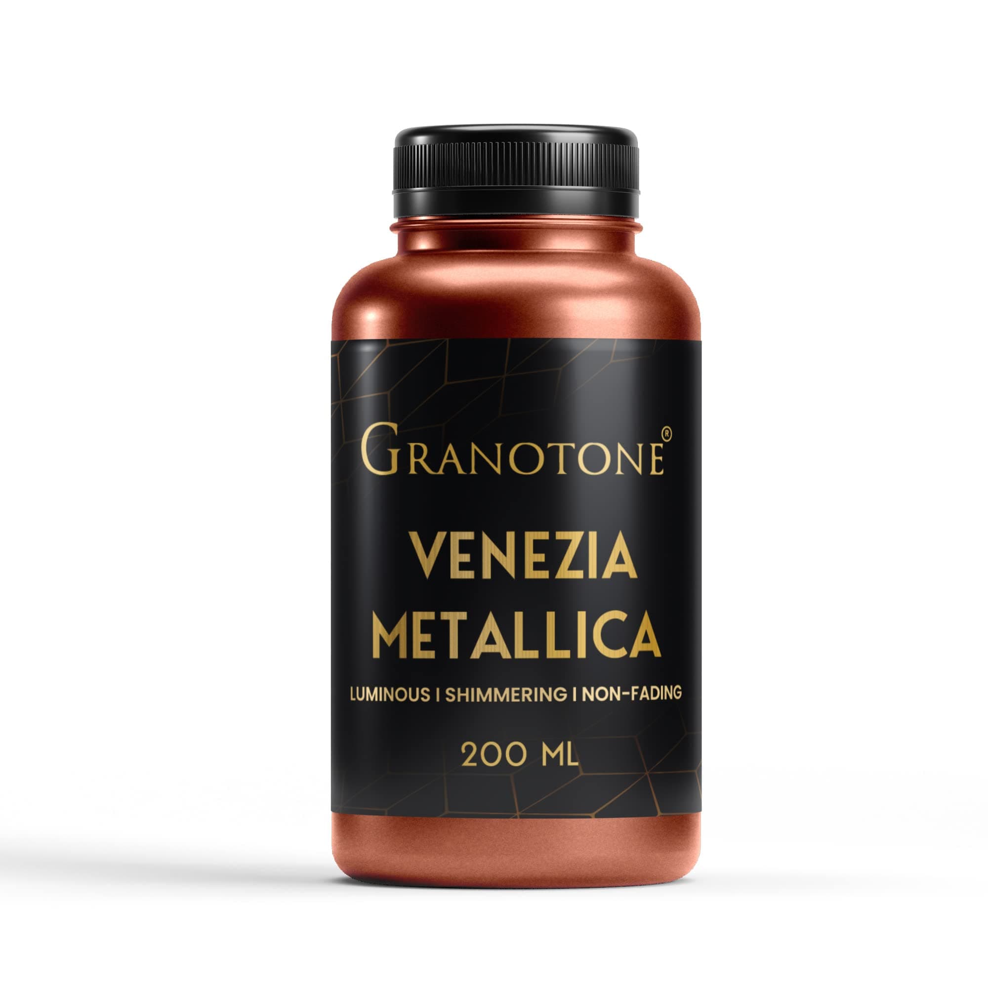 GRANOTONE Venezia Metallic Acrylic Paint Copper 200ml Extra Sheen