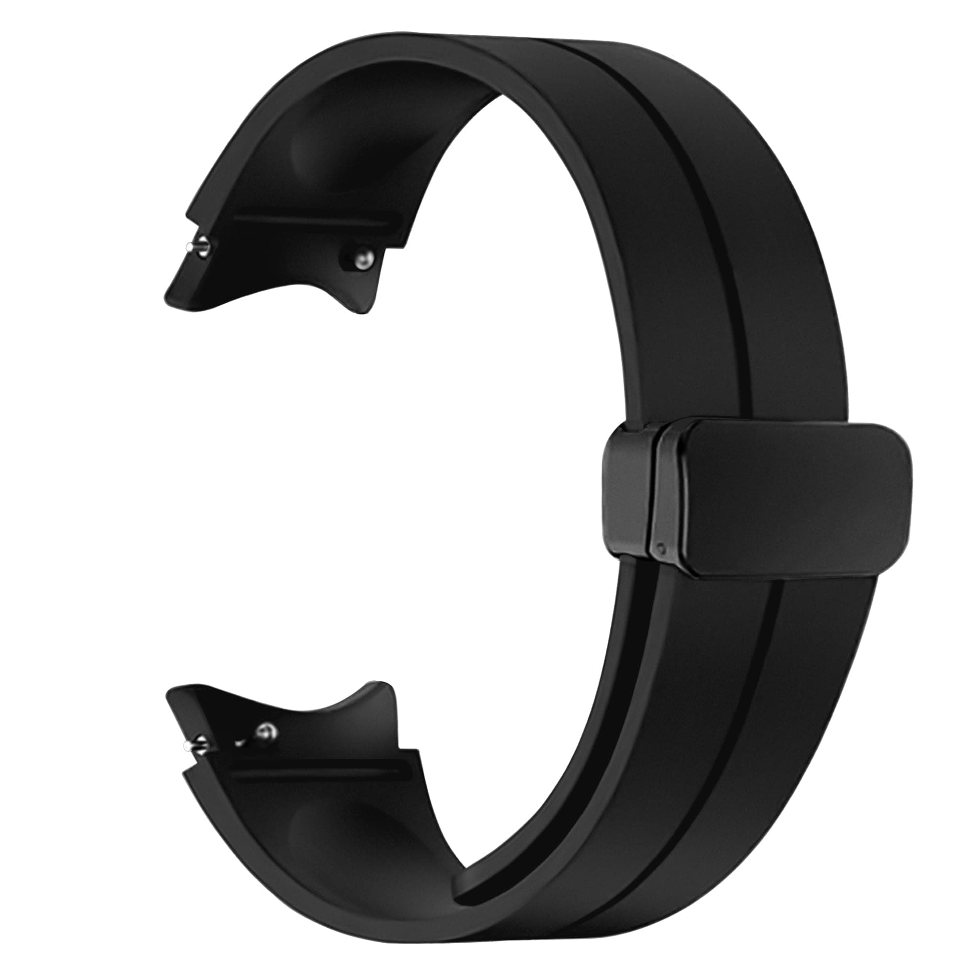 Like Star 20MM Adjustable Soft Silicone Strap with Folding Magnetic Lock Compatible With Samsung Galaxy Watch 4/5/6/Pro