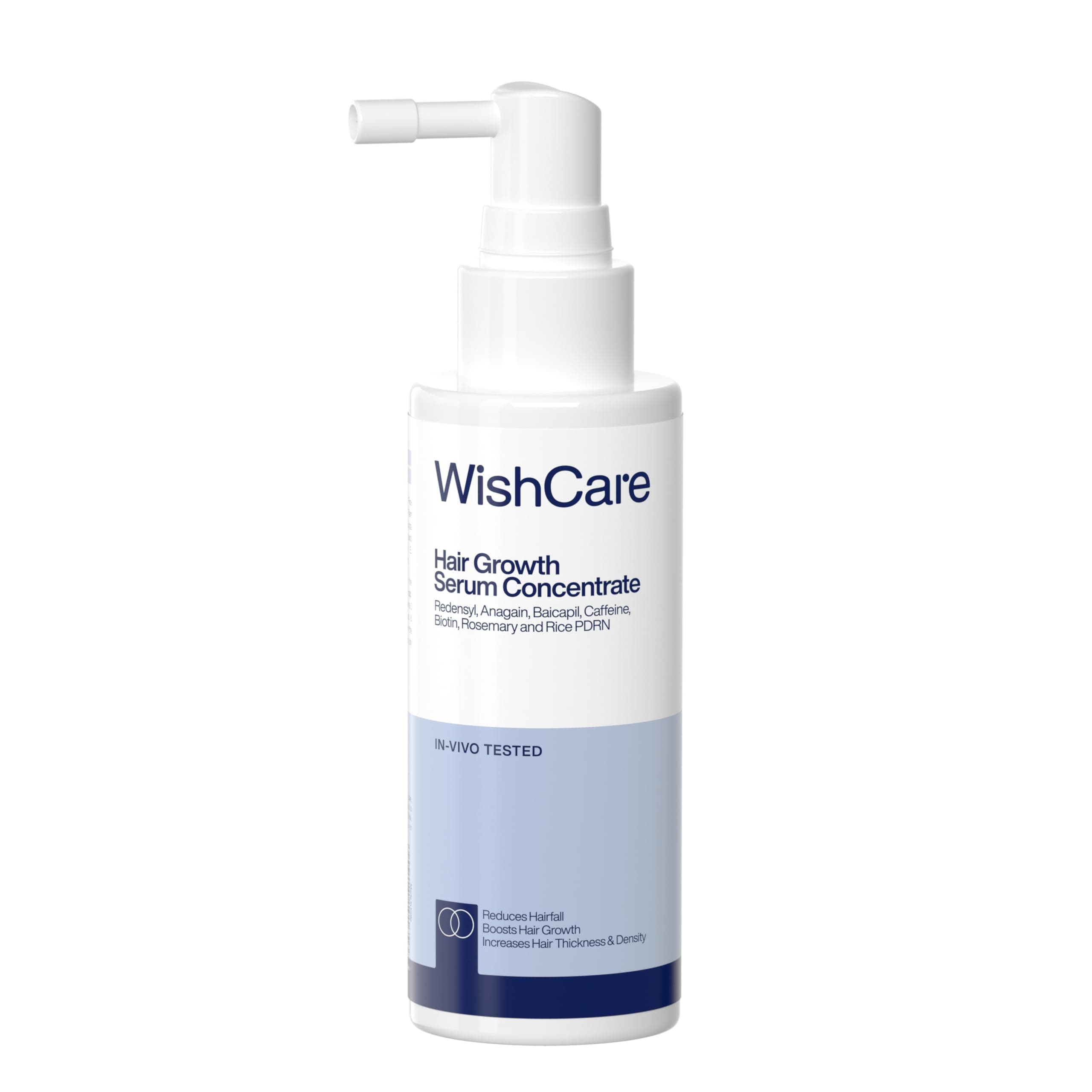 WishCare Hair Growth Serum For Scalp, In-Vivo Tested, For Women & Men, 60ml | 100% Saw Hairfall Reduction, 94% Saw New Hair Growth, Advanced Hair Growth Serum With Redensyl & Rosemary Oil