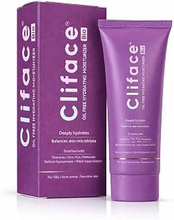 Cli face Bio Oil-Free Moisturizer | Deep Hydration & Skin Microbiota Balance | Enriched with Probiotics & Hyaluronic Acid | For Oily, Acne-Prone & Sensitive Skin-(50gm)
