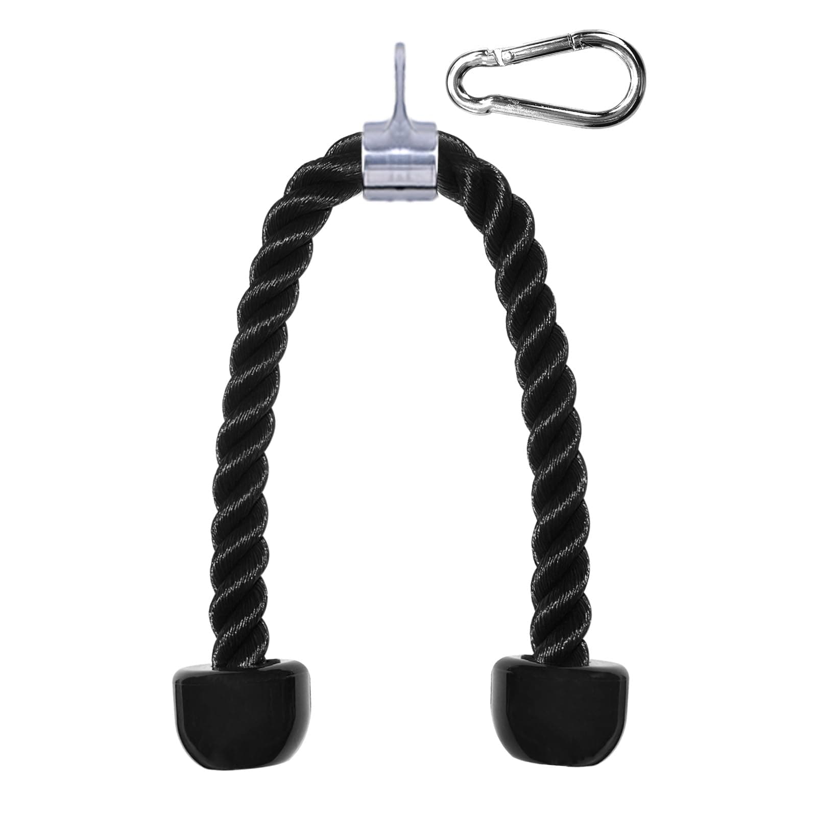 Fitarc Tricep Rope Cable Attachment, 27 Inch Tricep Rope for Cable Machine Attachment, Tricep Pull Down Attachment for Home Gym Equipment, LAT Pulldown Attachments and Cable Attachments for Gym