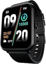 Fire-Boltt Ninja Call Pro Plus Bluetooth Calling Smart Watch, 1.83″ HD Display, AI Voice Assistant, 120+ Sports Modes, IP67 Waterproof, SpO2 & Heart Rate Monitor Smartwatch for Men & Women - Black