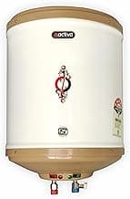 ACTIVA 10L Storage Water Heater Geyser | 3kW ISI Copper Heating Element | 0.8mm Anti-Rust Coated Tank | BEE 5 Star Rated | ABS Body | Fast Heating | 5 Year Warranty | Ivory