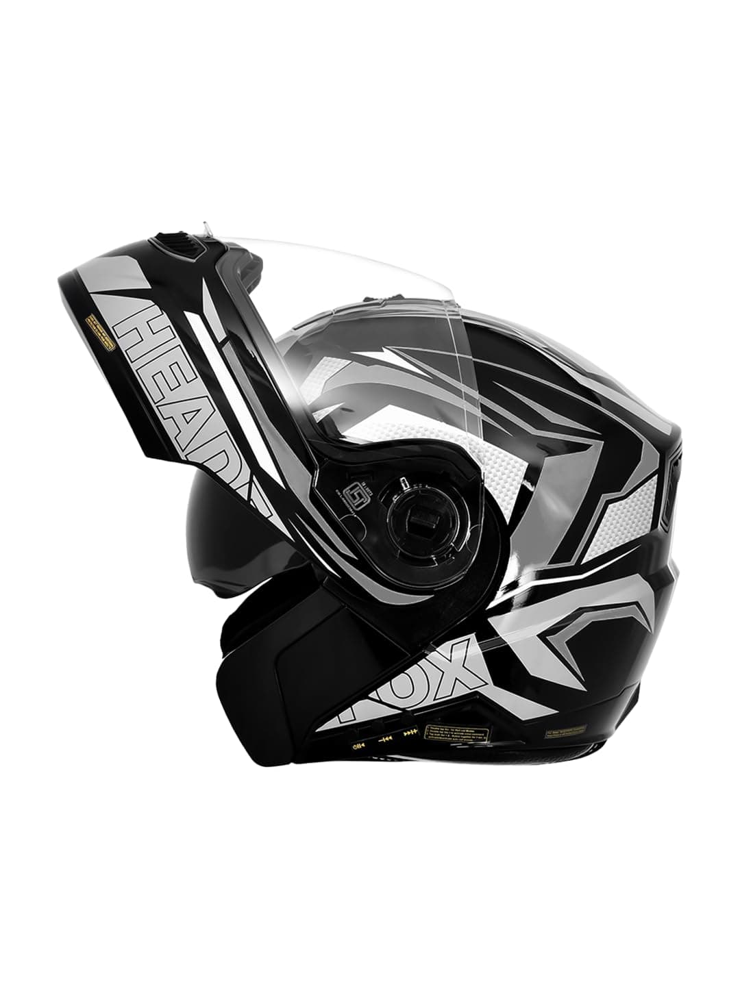HEADFOX N2F Air 7 Metro: Smart Bluetooth Helmet for Man & Women with Features for Easy Calls, Music, GPS, Waterproof, Voice Assistant, Dual Visior, 31 Flashlight Modes.