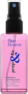 Blue Heaven Prep & Fix 2 in 1 Primer + Makeup Fixer | Infused With Aloe Vera and Vitamin-E | Setting spray & Primer for Face Makeup | 60ml