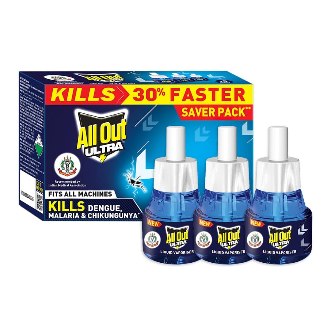 All Out Ultra Mosquito Repellant Refill, 3 units