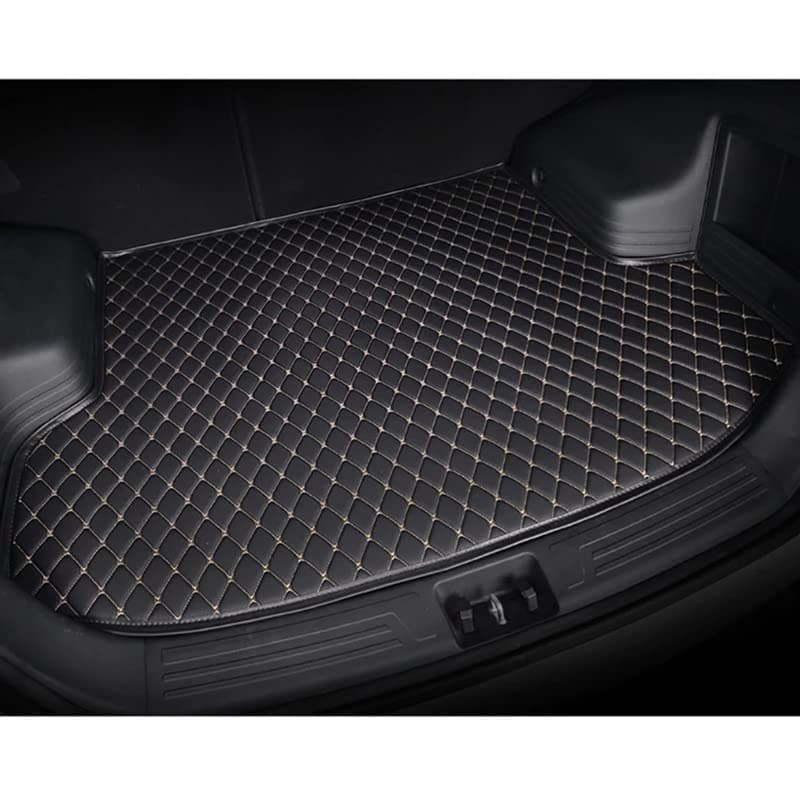 AutoZing® 7D Car Trunk/Boot/Dicky Mat Compatible with Maruti Suzuki Ignis PU Leatherette 7 Layer Protection Anti Skid Car Accessories Black