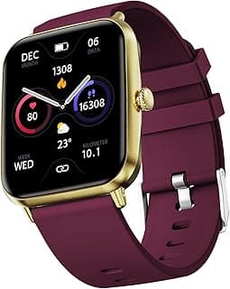 Fire-Boltt Fire-Boltt Ninja Call Pro Plus Bluetooth Calling Smart Watch, 1.83″ HD Display, AI Voice Assistant, 120+ Sports Modes, IP67 Waterproof, SpO2 & Heart Rate Monitor Smartwatch for Men & Women - Wine