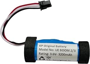 KP Original Replacement Battery for logitech Ears Boom 2 S-00122 S00151 S-00151 UE Kora Boom UE MegaBoom 2 UE Ultimate 533-000104 F12431581 (3200mAh) VR0004 ConferenceCam Connect S00166 S-00166