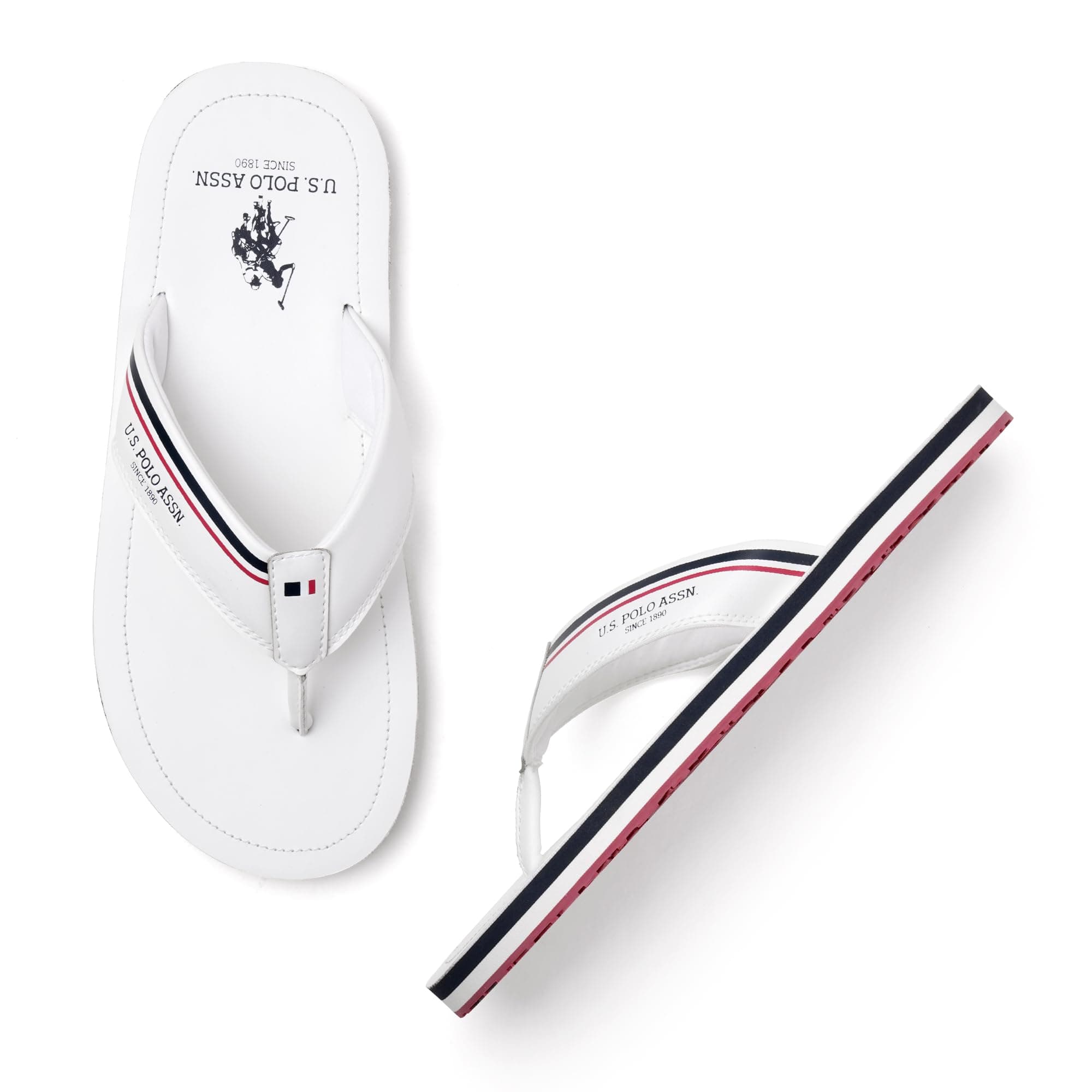 U.S. Polo Assn.| NESTA LT. GREY| Stylish slider Flipflops for Man