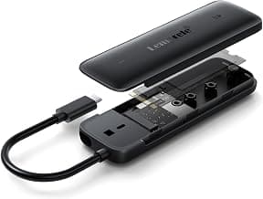 Lemorele M.2 NVMe SSD Enclosure, 10Gbps USB-C 3.2 Gen2, Tool-Free, M-Key/B&M Key 2230-2280, RTL9210, 4TB Max